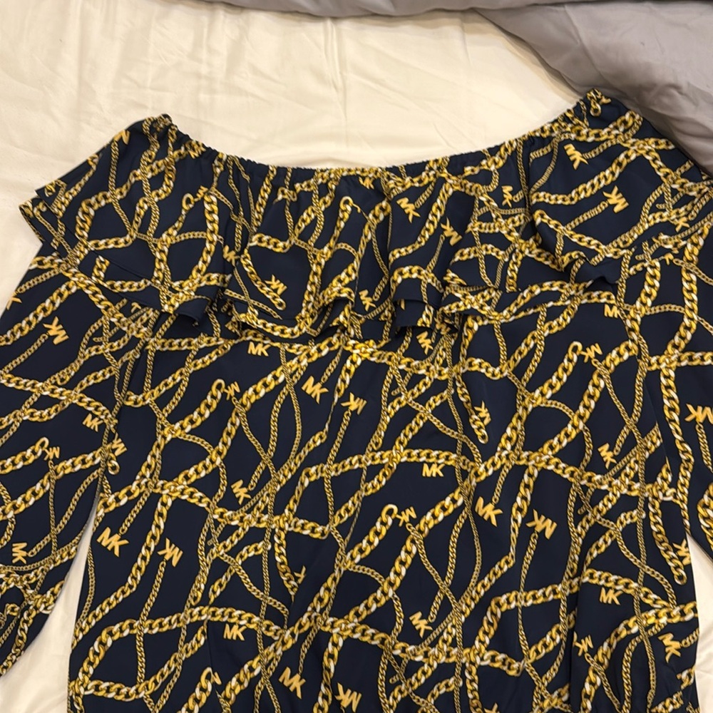 Michael Kors Shoulder Chain Blouse